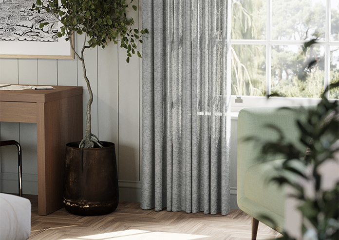 Pescara Voile, Slate - Made to Measure Curtains - Image 5